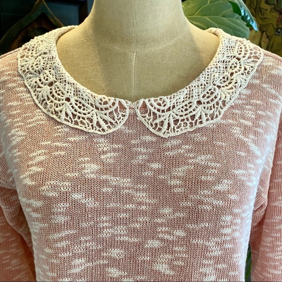 Macy’s Peter Pan lace collar sweater - Picture 12 of 13
